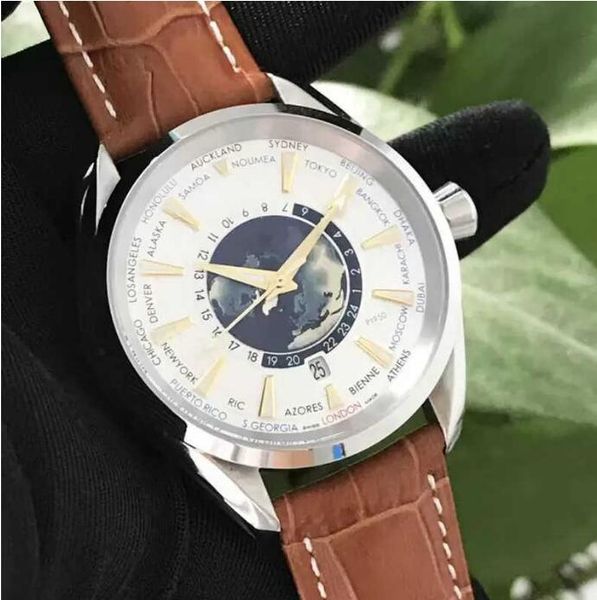 fashion mens luxurywatch world time james bond 007 men automatic watches mechanical movement men's skyfall watch steel wristwatches, Slivery;brown
fashion mens luxurywatch world time james bond 007 men automatic watches mechanical movement men's skyfall watch steel wristwatches, Slivery;brown