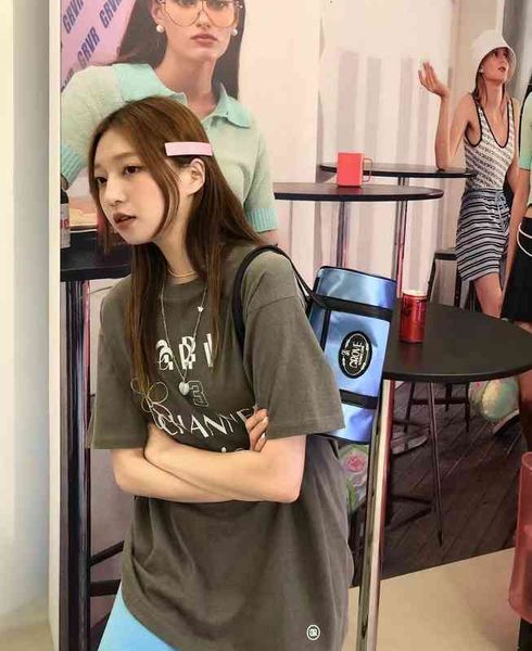 women's t-shirt sheng c summer south korea dongdamen loose casual versatile round neck flower letter printed short sleeve t-shirt y5fp, White
women's t-shirt sheng c summer south korea dongdamen loose casual versatile round neck flower letter printed short sleeve t-shirt y5fp, White
