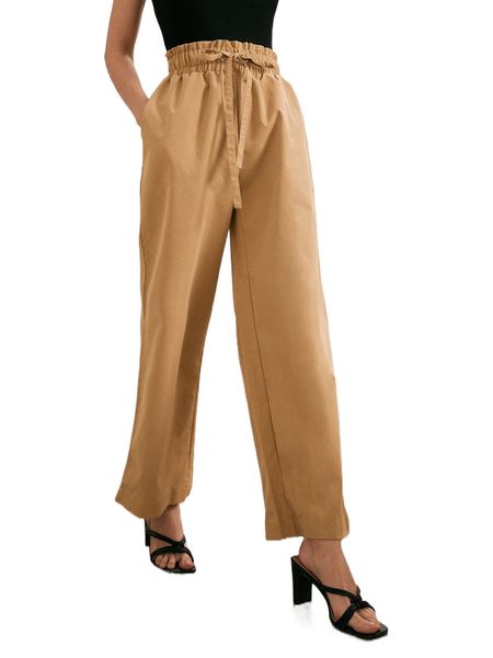 x stephanie durant grommet drawstring waist frill trim wide leg pants z7kl#, Black;white
x stephanie durant grommet drawstring waist frill trim wide leg pants z7kl#, Black;white