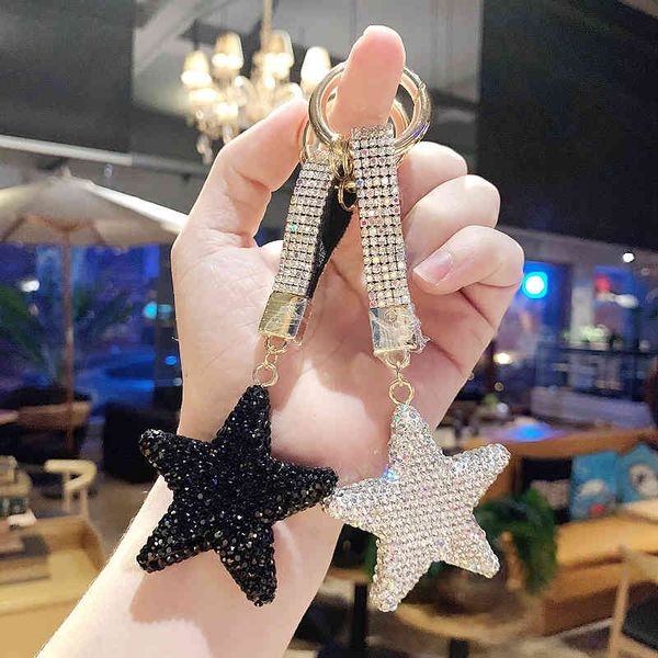 keychain five pointed star diamond inlaid fashion key car full creative highgrade pendant bag small, Silver
keychain five pointed star diamond inlaid fashion key car full creative highgrade pendant bag small, Silver