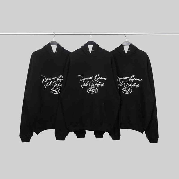 letter present slogan small crowd tide brand high street versatile loose couple same hoodie men's sweater, Black
letter present slogan small crowd tide brand high street versatile loose couple same hoodie men's sweater, Black