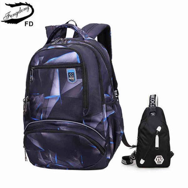 fengdong school bag set boys school bags large waterproof school backpack for boy bookbag student schoolbag crossbody chest bag aa220316
fengdong school bag set boys school bags large waterproof school backpack for boy bookbag student schoolbag crossbody chest bag aa220316