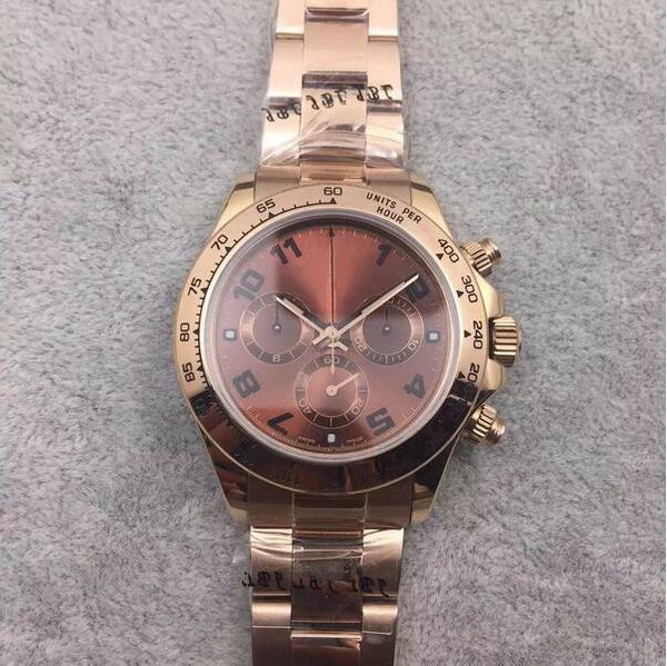 kt men's watches 116505 40mm automatic mechanical rose gold stainless steel bracelet luxury wristwatches watch, Slivery;brown
kt men's watches 116505 40mm automatic mechanical rose gold stainless steel bracelet luxury wristwatches watch, Slivery;brown