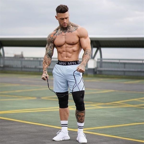 men chinlon fitness bodybuilding shorts man summer gym workout male breathable quick dry sportswear jogger beach short pants 220620, White;black
men chinlon fitness bodybuilding shorts man summer gym workout male breathable quick dry sportswear jogger beach short pants 220620, White;black