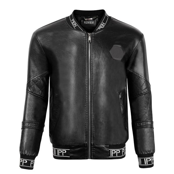 plein bear winter & autumn men coat jacket slim faux leather motorcycle pu faur jackets long-sleeve outerwear coats 841599, Black
plein bear winter & autumn men coat jacket slim faux leather motorcycle pu faur jackets long-sleeve outerwear coats 841599, Black