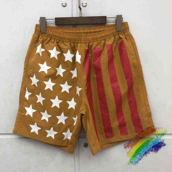 2021ss cpfm. xyz mesh shorts men women star pattern waterproof breathable drawstringt220721, White;black