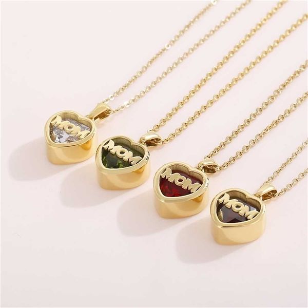 mother's day colorful stainless steel necklace fashion 12 month mom heart polished jewelry pendant wedding party birthday gifts necklac, Red;brown
mother's day colorful stainless steel necklace fashion 12 month mom heart polished jewelry pendant wedding party birthday gifts necklac, Red;brown