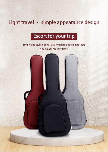 thickened folk acoustic guitar bag wholesale waterproof plus cotton 41 inch musical instrument piano bag
thickened folk acoustic guitar bag wholesale waterproof plus cotton 41 inch musical instrument piano bag