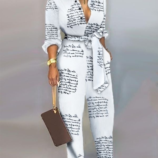 new autumn women loose jumpsuits print wide leg long pants casual romper bow bandage jumpsuits y200904, Black;white
new autumn women loose jumpsuits print wide leg long pants casual romper bow bandage jumpsuits y200904, Black;white