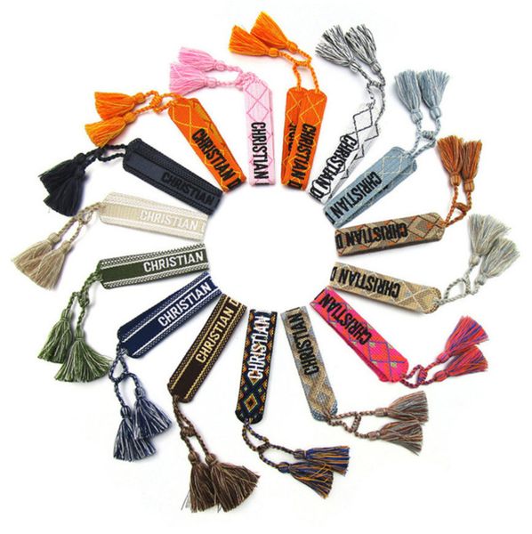 classic luxury brand embroidery bracelets fashion women men bangles friendship charm bracelet woven adjustable tassel vintage couple braided, Golden;silver
classic luxury brand embroidery bracelets fashion women men bangles friendship charm bracelet woven adjustable tassel vintage couple braided, Golden;silver