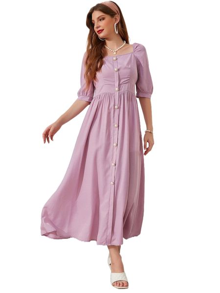 bishop s.leeve s.quare n.eck fake button d.ress s5ns#, Black;gray
bishop s.leeve s.quare n.eck fake button d.ress s5ns#, Black;gray