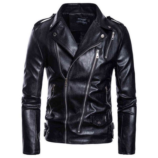 m-5xl autumn large size leather jacket men's fashion zipper slim imitation leather jacket male lapel artificial skin jacket t220728, Black
m-5xl autumn large size leather jacket men's fashion zipper slim imitation leather jacket male lapel artificial skin jacket t220728, Black