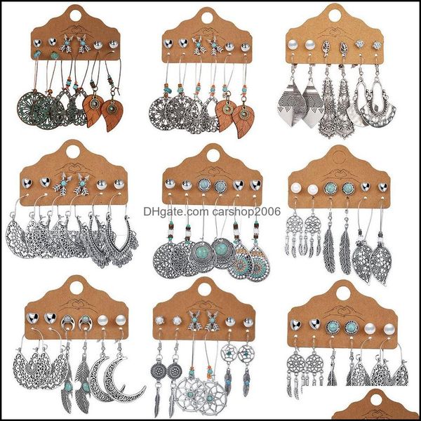 dangle chandelier earrings jewelry boho ethnic sier color set for women vintage wood tassel earring new fashion drop delivery 2021 gb76g, Silver
dangle chandelier earrings jewelry boho ethnic sier color set for women vintage wood tassel earring new fashion drop delivery 2021 gb76g, Silver