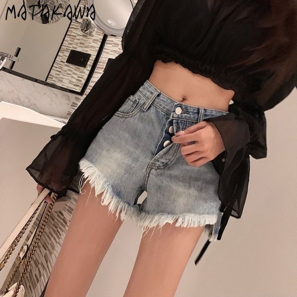 summer korean high waist washed shorts for women scratch pattern denim female fringed wide leg pants 210506, White;black
summer korean high waist washed shorts for women scratch pattern denim female fringed wide leg pants 210506, White;black