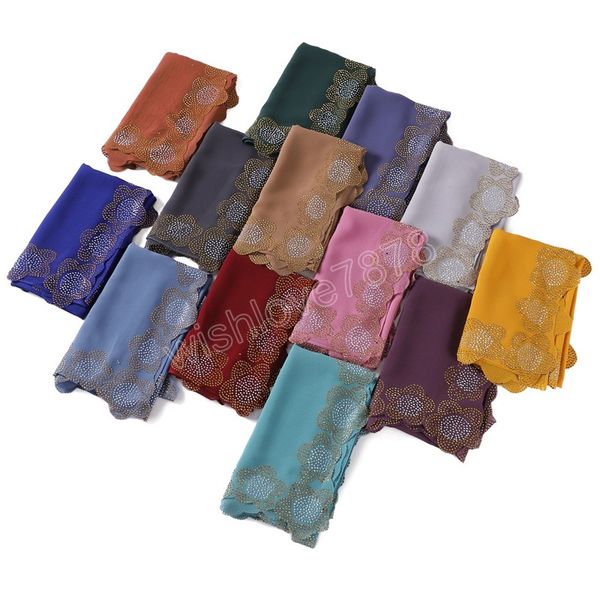90x90cm square hijab chiffon scarves rhinestones headwrap for muslim scarf plain women fashion headscarves veil islam clothing, Blue;gray
90x90cm square hijab chiffon scarves rhinestones headwrap for muslim scarf plain women fashion headscarves veil islam clothing, Blue;gray