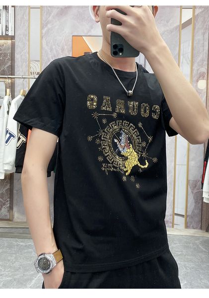 2022 summer ins tide brand high street drill men's t-shirts round neck tee printed men short-sleeved casual loose fashion t-shirt, White;black
2022 summer ins tide brand high street drill men's t-shirts round neck tee printed men short-sleeved casual loose fashion t-shirt, White;black