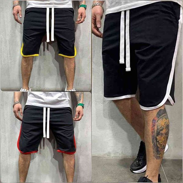 summer fitns pants men's solid running shorts leisure sports training, White;black
summer fitns pants men's solid running shorts leisure sports training, White;black