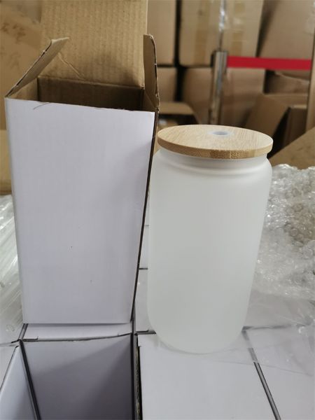 fast 12oz 16oz sublimation glass beer mugs glass water bottle can tumbler drinking with bamboo lid and reusable straw wholesale 50pcs/carton
fast 12oz 16oz sublimation glass beer mugs glass water bottle can tumbler drinking with bamboo lid and reusable straw wholesale 50pcs/carton