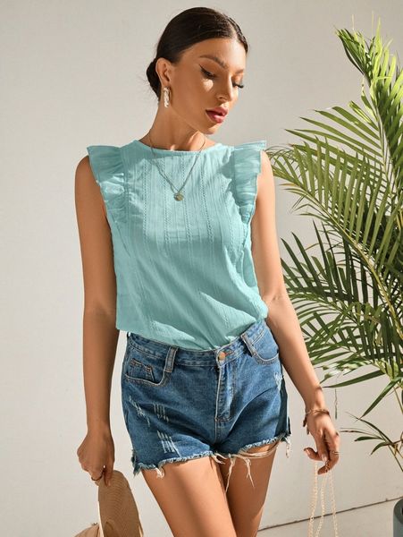 solid ruffle detail d4fc#, White 
solid ruffle detail d4fc#, White