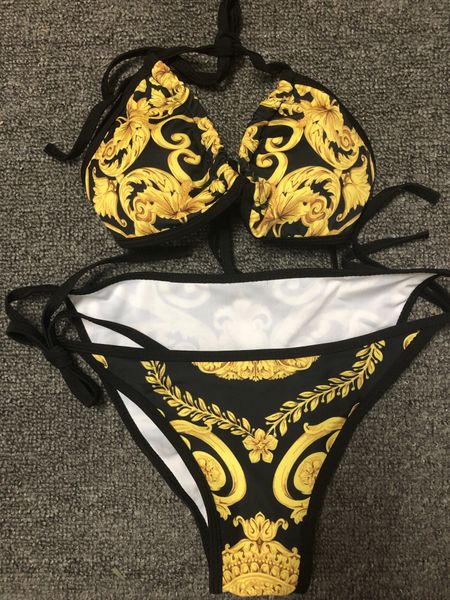 2022 gold design bikini swimwear for women bathing suit beachwear summer two piece lady swimsuit, Black
2022 gold design bikini swimwear for women bathing suit beachwear summer two piece lady swimsuit, Black