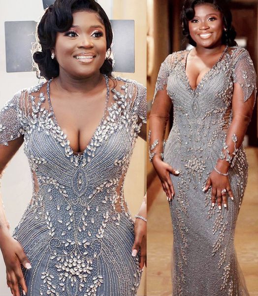 2022 plus size arabic aso ebi silver luxurious mermaid prom dresses beaded crystals evening formal party second reception birthday engagemen, Black
2022 plus size arabic aso ebi silver luxurious mermaid prom dresses beaded crystals evening formal party second reception birthday engagemen, Black