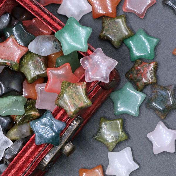 15mm pentagram display quartz stone beads star charms ornaments reiki healing natural pink crystal decoration wholesale, Black
15mm pentagram display quartz stone beads star charms ornaments reiki healing natural pink crystal decoration wholesale, Black