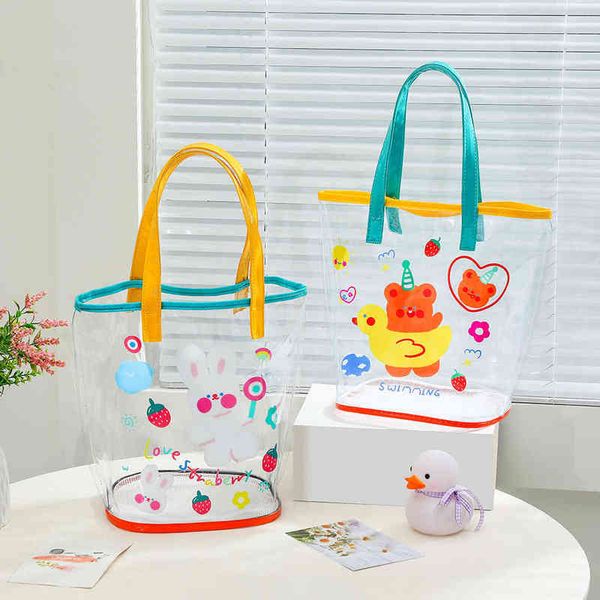 korean version transparent mesh hand bag girl beach bag portable swimming clothes storage bag jelly handbag 220609
korean version transparent mesh hand bag girl beach bag portable swimming clothes storage bag jelly handbag 220609