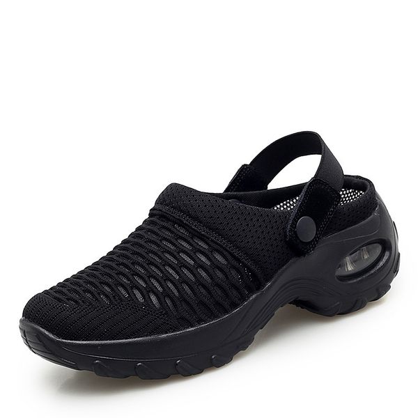 women shoes increase cushion sandals platform sandal for breathable mesh outdoor walking slippers sandalias mujer 220602, Black
women shoes increase cushion sandals platform sandal for breathable mesh outdoor walking slippers sandalias mujer 220602, Black
