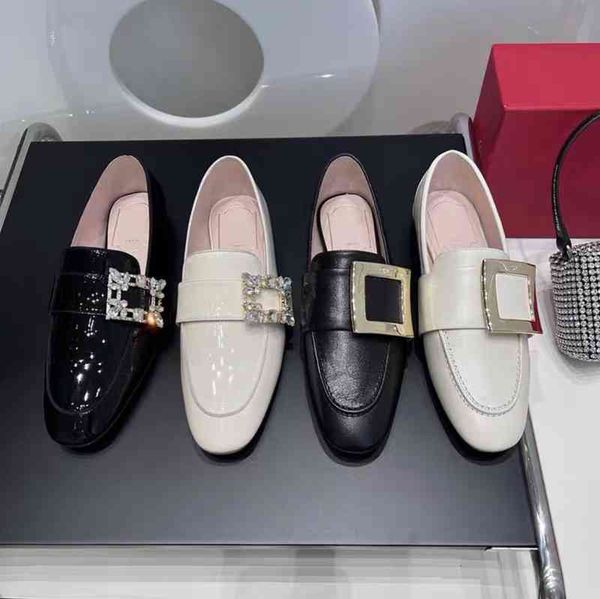 dress shoes spring rv women's shoes round head single metal square buckle flat buckle lefu, Black
dress shoes spring rv women's shoes round head single metal square buckle flat buckle lefu, Black