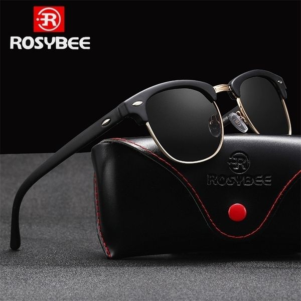 rosybee uv400 polarized sunglasses men women classic cool retro sun glasses coating man driving shades fashion male 220617, White;black
rosybee uv400 polarized sunglasses men women classic cool retro sun glasses coating man driving shades fashion male 220617, White;black