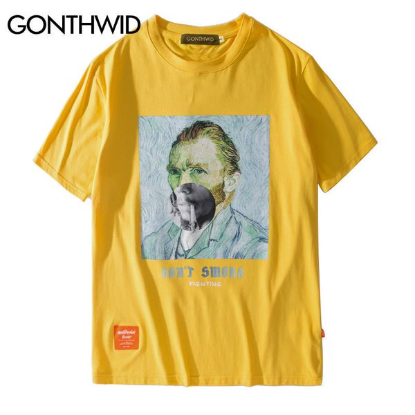 gonthwid funny smoking van gogh t shirts streetwear harajuku style mens hip hop street tshirts summer fashion male tee 220421, White;black
gonthwid funny smoking van gogh t shirts streetwear harajuku style mens hip hop street tshirts summer fashion male tee 220421, White;black