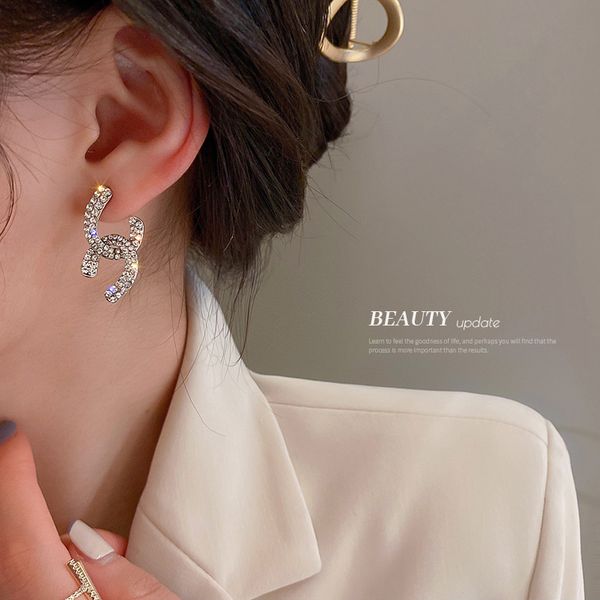silver stud rhinestone-encrusted letter cross earrings light luxury minority high-grade earrings korean temperament internet famous personal, Golden
silver stud rhinestone-encrusted letter cross earrings light luxury minority high-grade earrings korean temperament internet famous personal, Golden
