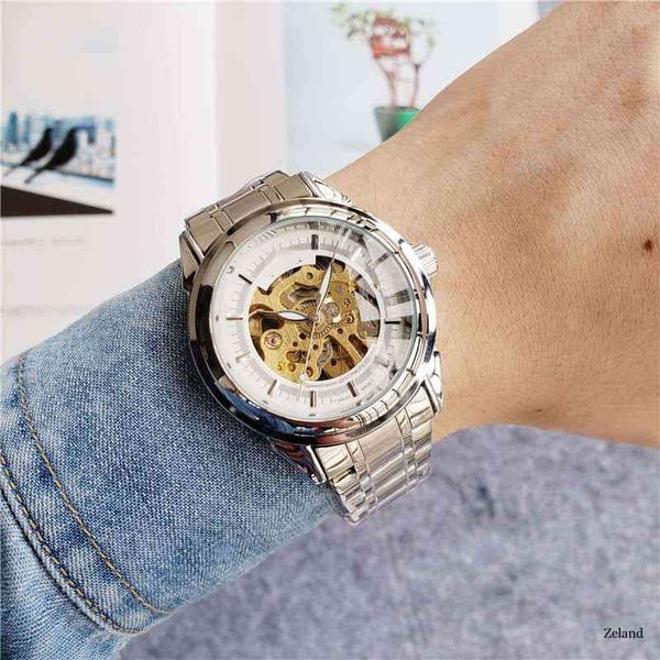 onega awatchs wristwatch luxury dsinr fashion lisur n's stl band hollow chanical watch, Slivery;brown
onega awatchs wristwatch luxury dsinr fashion lisur n's stl band hollow chanical watch, Slivery;brown