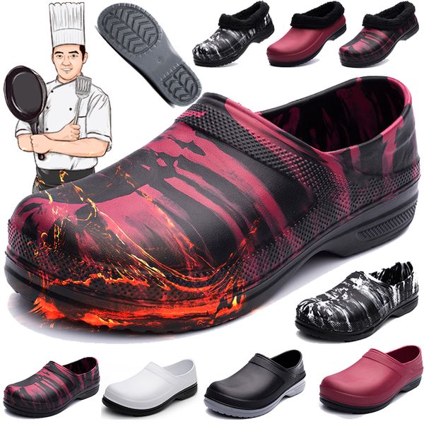 men nursing kitchen chef work shoes non-slip light waterproof multifunctional restaurant garden safety work medical shoes, Black
men nursing kitchen chef work shoes non-slip light waterproof multifunctional restaurant garden safety work medical shoes, Black