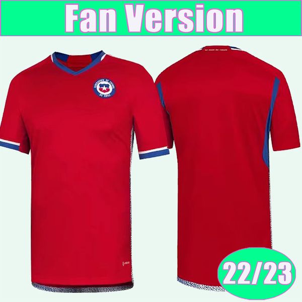 22 23 chile national team soccer jersey valdivia vargas vidal alexis medel h.suazo home red football shirts short sleeve uniforms, Black;yellow
22 23 chile national team soccer jersey valdivia vargas vidal alexis medel h.suazo home red football shirts short sleeve uniforms, Black;yellow