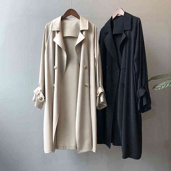 coat fall doublebreasted windbreaker womens loose temperament solid overtheknee long coat winter poncho women 210412, Tan;black
coat fall doublebreasted windbreaker womens loose temperament solid overtheknee long coat winter poncho women 210412, Tan;black