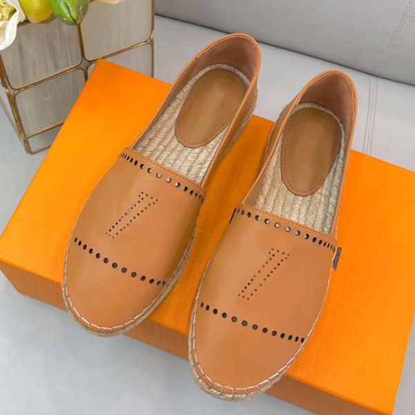 new casual shoes genuine cowhide upper fishermans slipper classic printed letter flat shoe woven insole comfortable rubber sole straw shoe f, Black
new casual shoes genuine cowhide upper fishermans slipper classic printed letter flat shoe woven insole comfortable rubber sole straw shoe f, Black