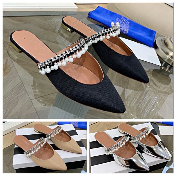 designer women classic slippers summer luxury premium flats crystal shining mule slides flip flops women beach outdoor party sandals size 34, Black
designer women classic slippers summer luxury premium flats crystal shining mule slides flip flops women beach outdoor party sandals size 34, Black