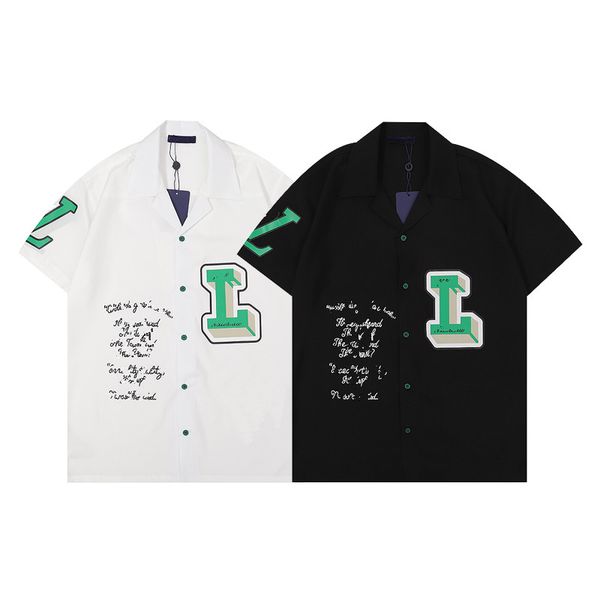 men women casual shirts summer hawaii style button lapel cardigan short sleeve oversized shirt blouses 20s7, White;black
men women casual shirts summer hawaii style button lapel cardigan short sleeve oversized shirt blouses 20s7, White;black