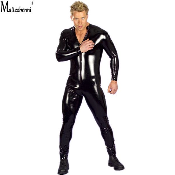 costumes oversized s-4xl lingerie men catsuit faux leather front zipper crotch bodysuit gay fetish costumes erotic lingerie jumpsu, Black
costumes oversized s-4xl lingerie men catsuit faux leather front zipper crotch bodysuit gay fetish costumes erotic lingerie jumpsu, Black