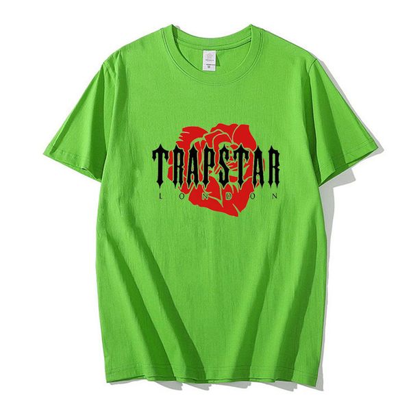 street men's t-shirt trendy trapstar round neck short sleeve tshirt hip hop loose casual sweater ins, White;black
street men's t-shirt trendy trapstar round neck short sleeve tshirt hip hop loose casual sweater ins, White;black
