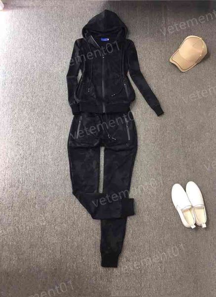 womens two piece pants fashion brand zippered cardigan pocket trim hooded jacket with black pants 2 piece sets luxury designer tracksuits, White
womens two piece pants fashion brand zippered cardigan pocket trim hooded jacket with black pants 2 piece sets luxury designer tracksuits, White