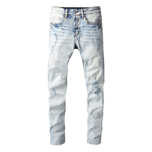 mens jeans angel print for young guys rip slim fit skinny man pants streetwear biker denim stretch cult stretch motorcycle trendy straight k, Blue
mens jeans angel print for young guys rip slim fit skinny man pants streetwear biker denim stretch cult stretch motorcycle trendy straight k, Blue