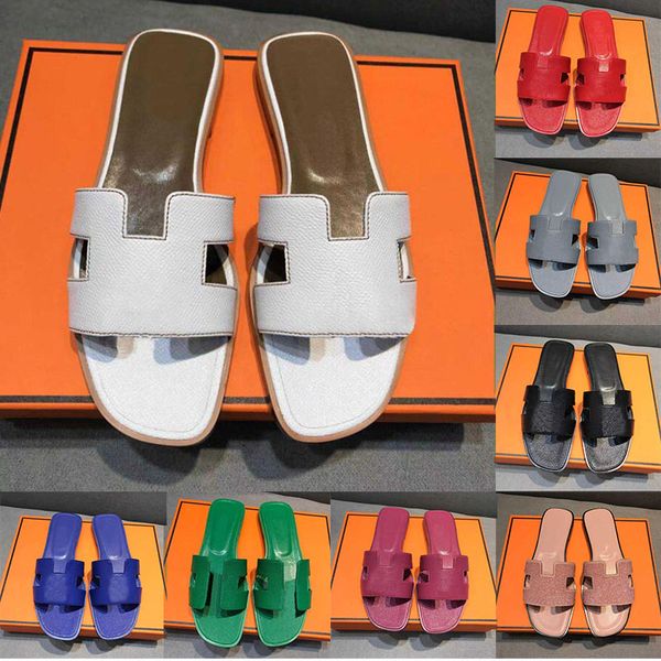 designer brand woman ora slippers with box sandal lychee skin classic black white klein blue pink foam rubber loafers patent leather flat lu
designer brand woman ora slippers with box sandal lychee skin classic black white klein blue pink foam rubber loafers patent leather flat lu