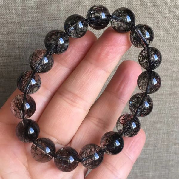natural black rutilated quartz clear round beads bracelet 11.5-12mm jewelry crystal rutilated women men rare brazil aaaaaa, Silver
natural black rutilated quartz clear round beads bracelet 11.5-12mm jewelry crystal rutilated women men rare brazil aaaaaa, Silver
