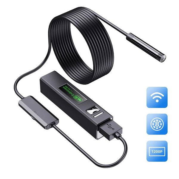 f150 wifi endoscope camera 8mm lens mini camera hd1200p soft rigid cable waterproof inspection borescope for android ios
f150 wifi endoscope camera 8mm lens mini camera hd1200p soft rigid cable waterproof inspection borescope for android ios