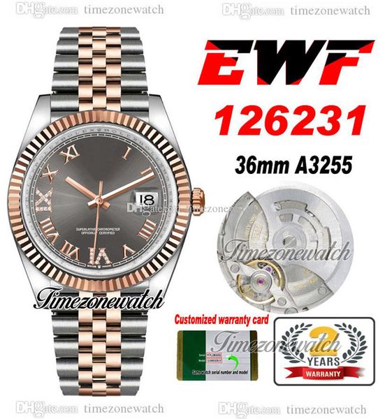 ewf 36 126233 a3235 automatic mens watch two tone rose gold gray roman diamonds dial 904l jubileesteel bracelet with same serial card super, Slivery;brown
ewf 36 126233 a3235 automatic mens watch two tone rose gold gray roman diamonds dial 904l jubileesteel bracelet with same serial card super, Slivery;brown