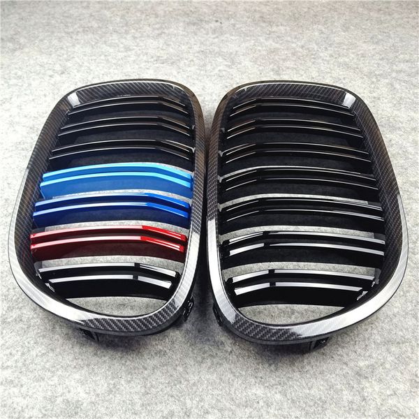 left and right new 2-slat glossy black/ m color car mesh grille for bmw 7 series f01 2008-2014 abs front bumper kidney grill grille
left and right new 2-slat glossy black/ m color car mesh grille for bmw 7 series f01 2008-2014 abs front bumper kidney grill grille