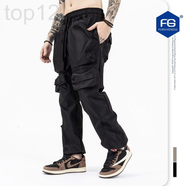 men's pants designer fg menswear 2021 autumn and winter new high street fashion brand solid color tactical multi pocket functional over, Black
men's pants designer fg menswear 2021 autumn and winter new high street fashion brand solid color tactical multi pocket functional over, Black