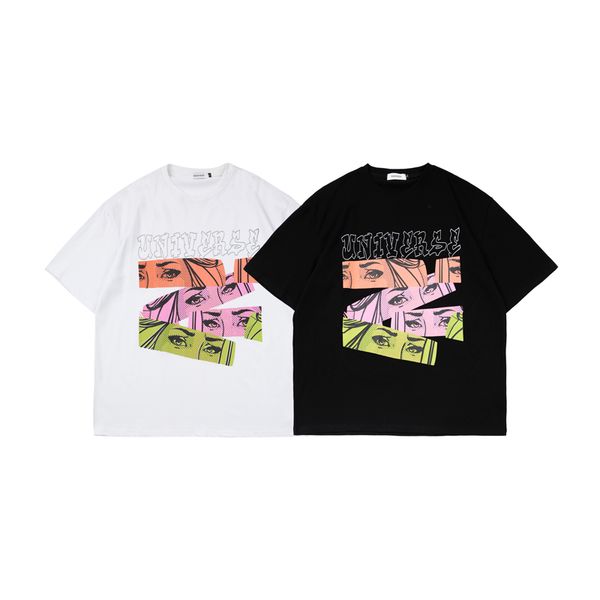 22ss europe anime tee high street art paint short sleeve designer t shirt spring summer fashion men women tshirt, Black;brown
22ss europe anime tee high street art paint short sleeve designer t shirt spring summer fashion men women tshirt, Black;brown
